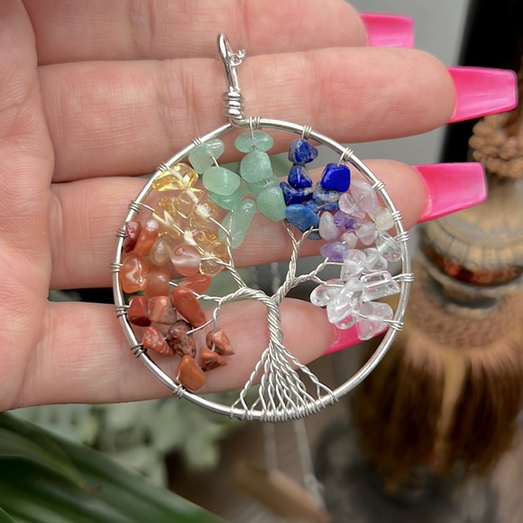 NEW! Tree Of Life Colorful Necklace❤️ - Picture 1 of 7